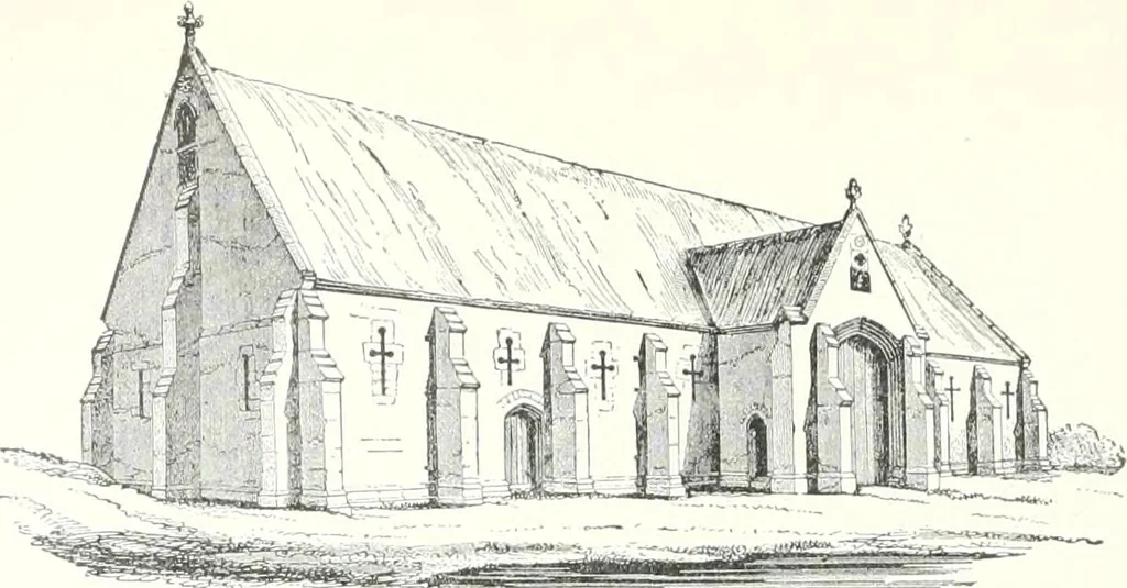 An illustration from A dictionary of architecture and building : biographical, historical, and descriptive, 1902, leaf 135