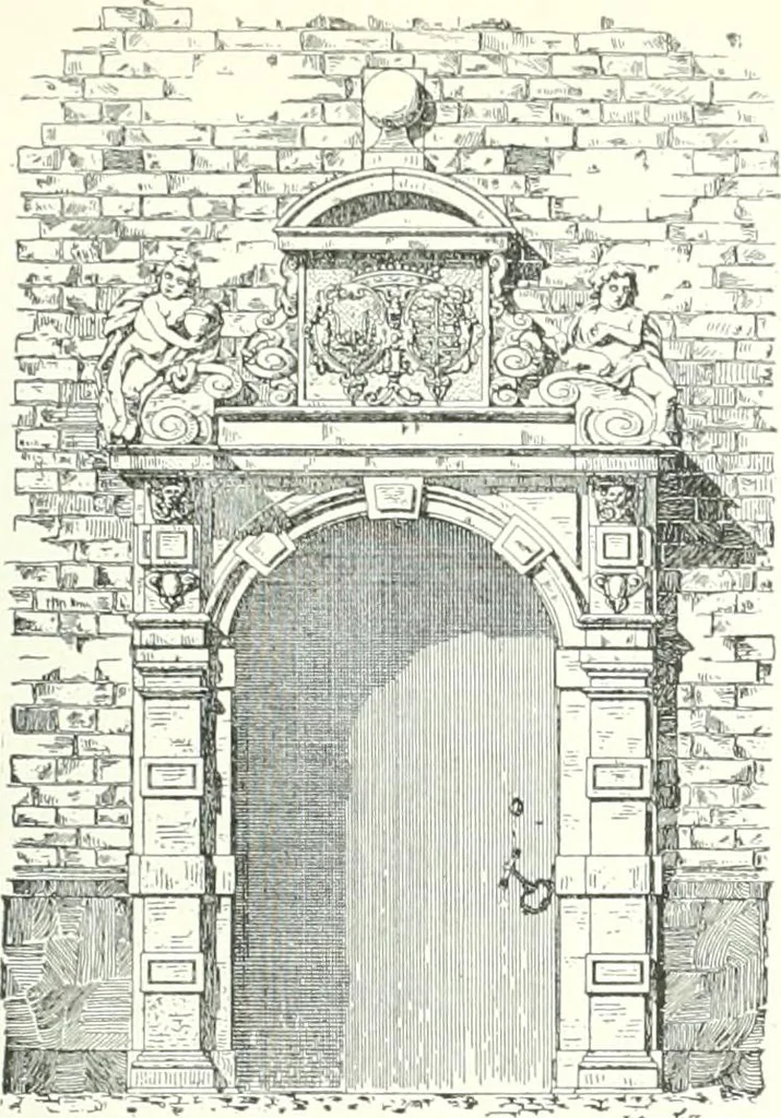 An illustration from A dictionary of architecture and building : biographical, historical, and descriptive, 1902, leaf 136