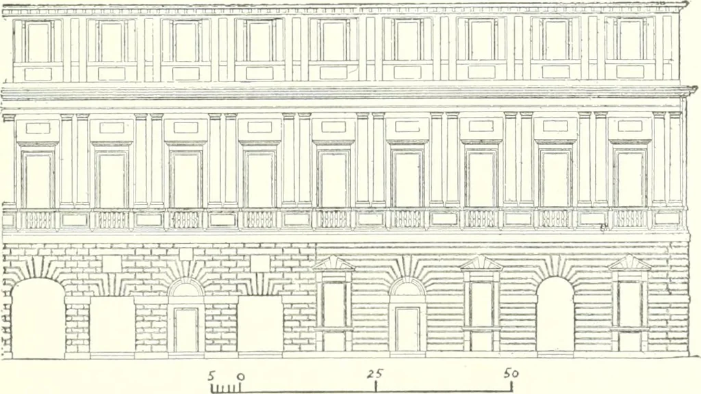 An illustration from A dictionary of architecture and building : biographical, historical, and descriptive, 1902, leaf 142