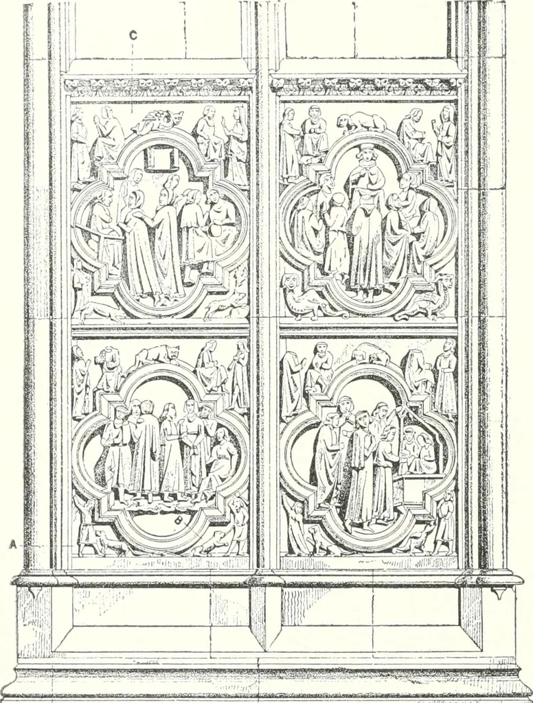 An illustration from A dictionary of architecture and building : biographical, historical, and descriptive, 1902, leaf 147