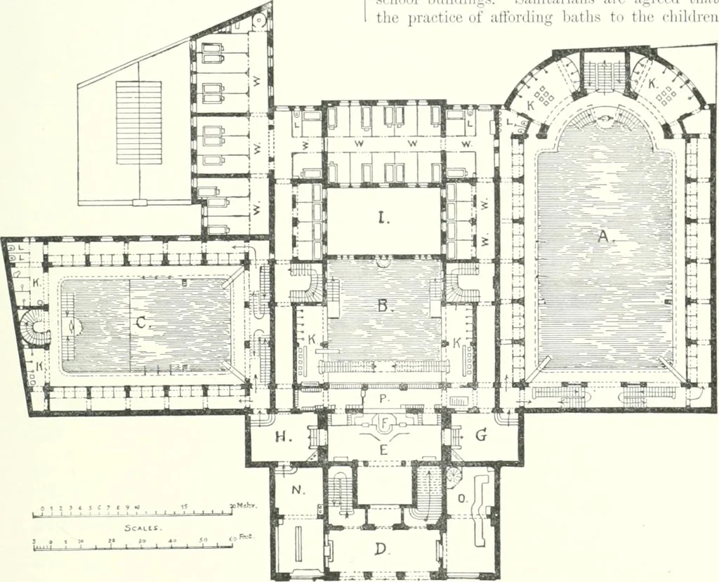 An illustration from A dictionary of architecture and building : biographical, historical, and descriptive, 1902, leaf 150