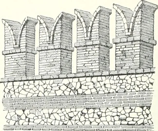 An illustration from A dictionary of architecture and building : biographical, historical, and descriptive, 1902, leaf 153