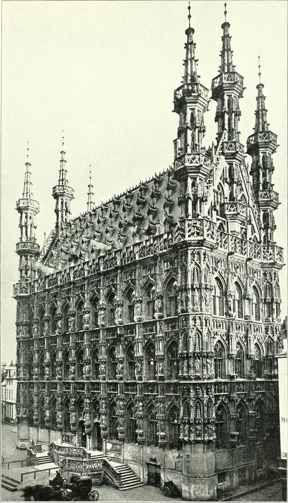 An illustration from A dictionary of architecture and building : biographical, historical, and descriptive, 1902, leaf 166