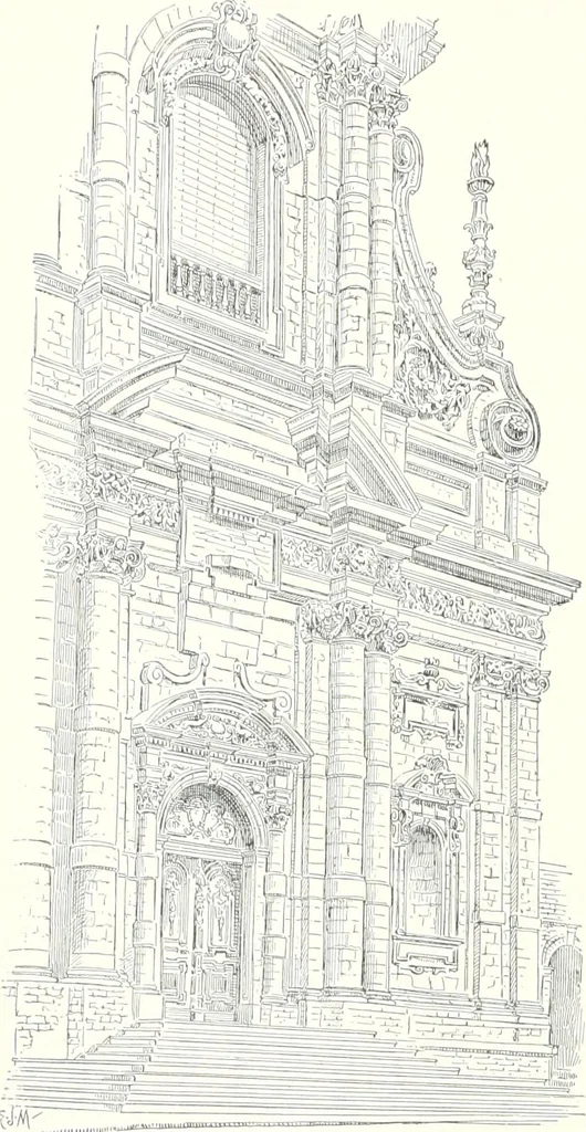 An illustration from A dictionary of architecture and building : biographical, historical, and descriptive, 1902, leaf 171