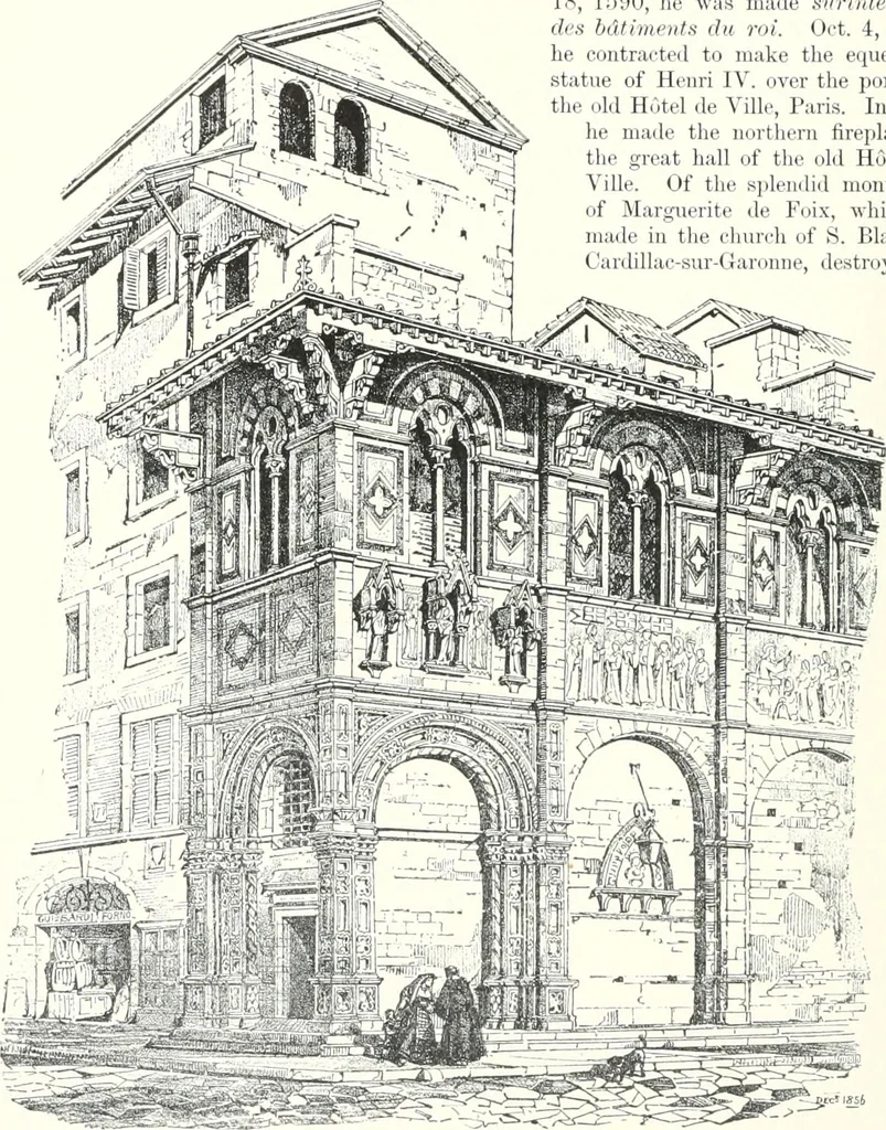 An illustration from A dictionary of architecture and building : biographical, historical, and descriptive, 1902, leaf 181