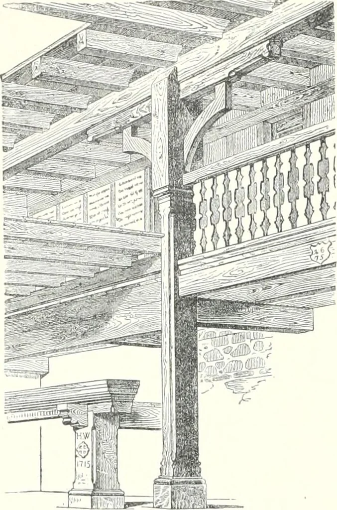 An illustration from A dictionary of architecture and building : biographical, historical, and descriptive, 1902, leaf 195