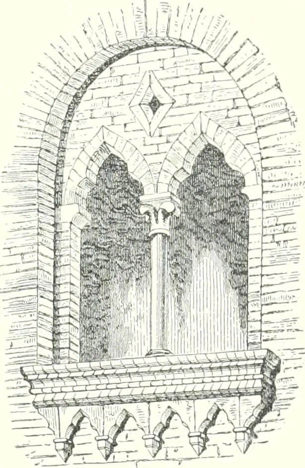 An illustration from A dictionary of architecture and building : biographical, historical, and descriptive, 1902, leaf 214