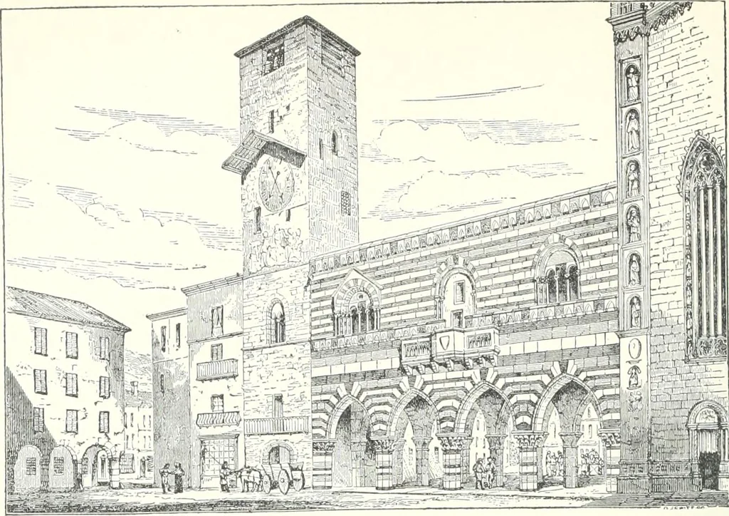 An illustration from A dictionary of architecture and building : biographical, historical, and descriptive, 1902, leaf 223