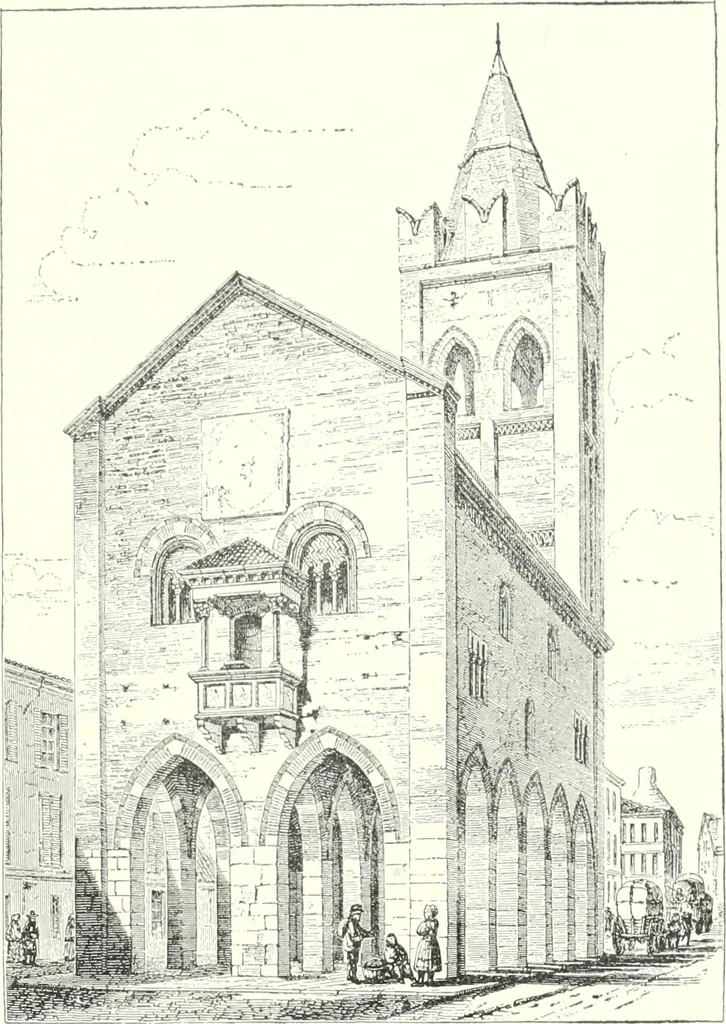 An illustration from A dictionary of architecture and building : biographical, historical, and descriptive, 1902, leaf 224