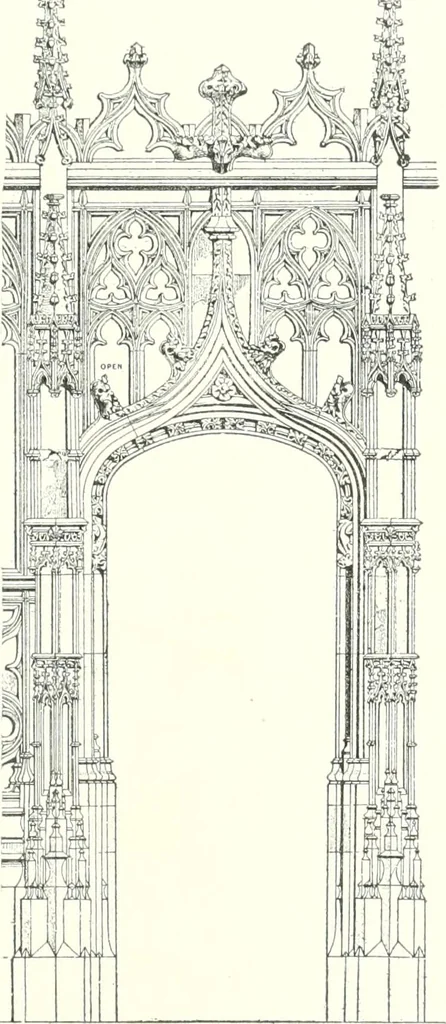 An illustration from A dictionary of architecture and building : biographical, historical, and descriptive, 1902, leaf 24