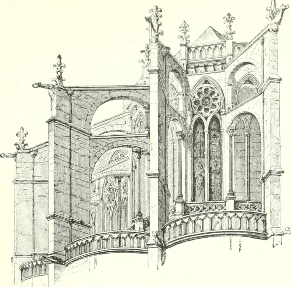 An illustration from A dictionary of architecture and building : biographical, historical, and descriptive, 1902, leaf 240