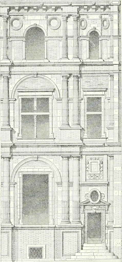 An illustration from A dictionary of architecture and building : biographical, historical, and descriptive, 1902, leaf 25