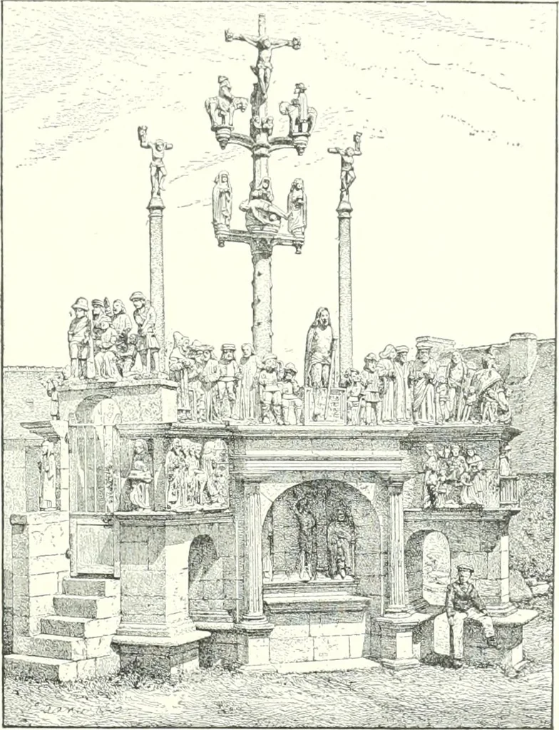 An illustration from A dictionary of architecture and building : biographical, historical, and descriptive, 1902, leaf 252