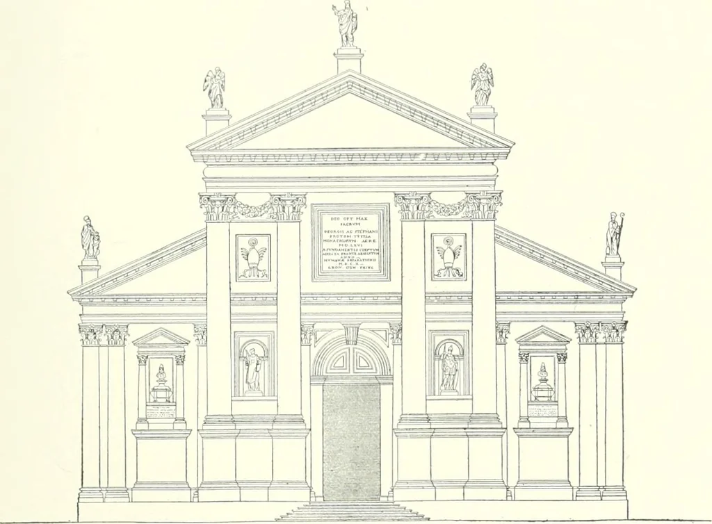 An illustration from A dictionary of architecture and building : biographical, historical, and descriptive, 1902, leaf 26