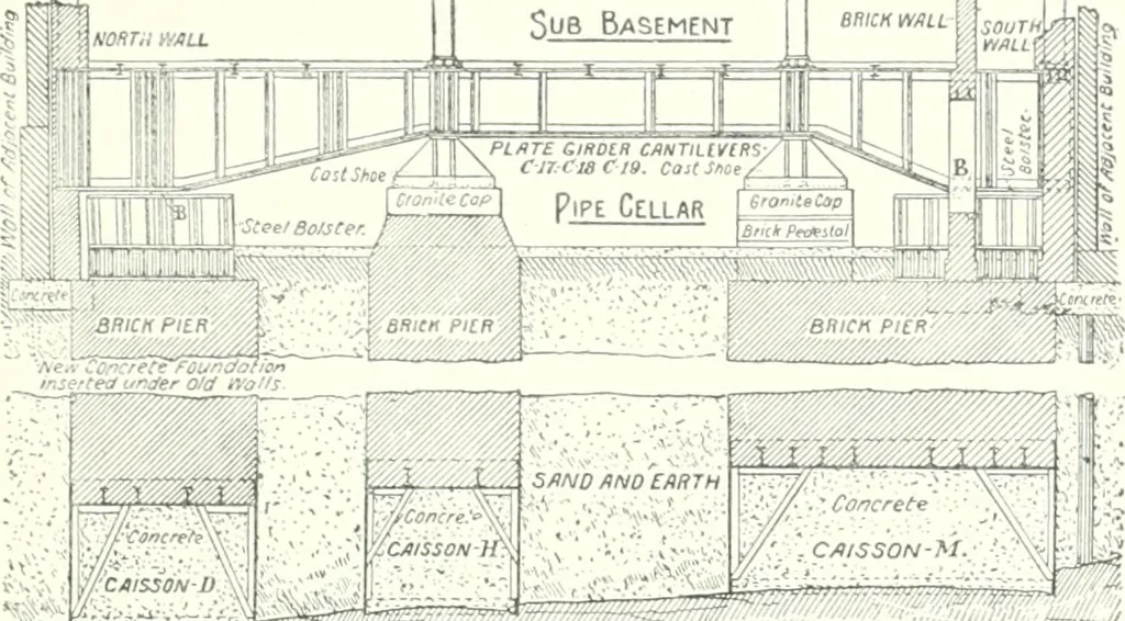An illustration from A dictionary of architecture and building : biographical, historical, and descriptive, 1902, leaf 264