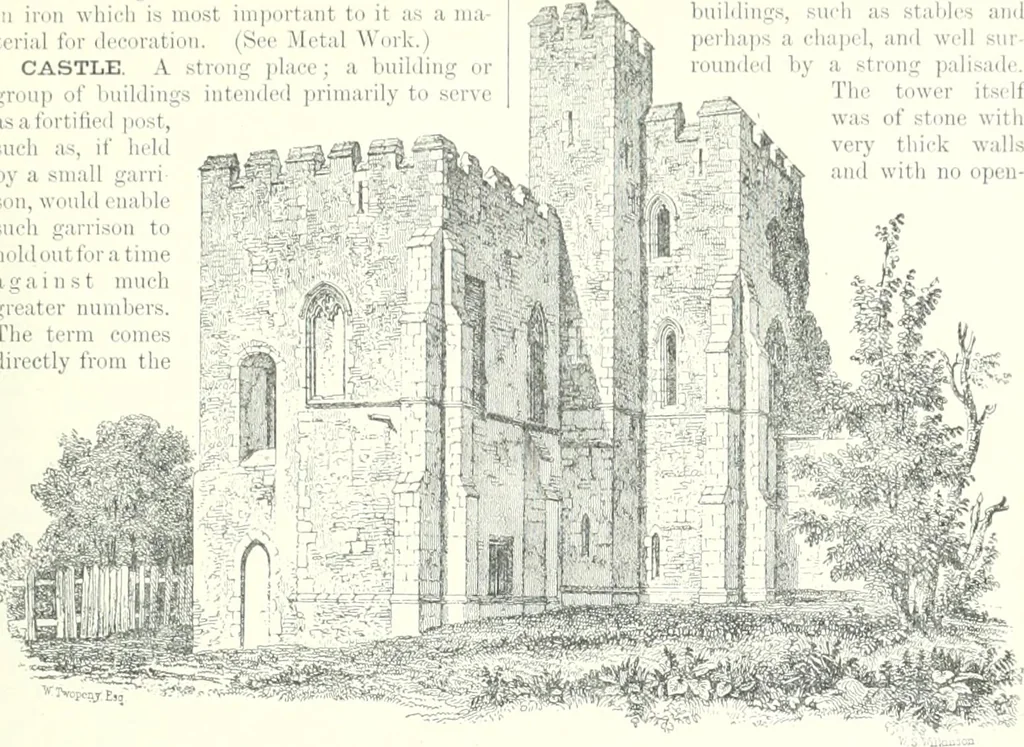 An illustration from A dictionary of architecture and building : biographical, historical, and descriptive, 1902, leaf 278
