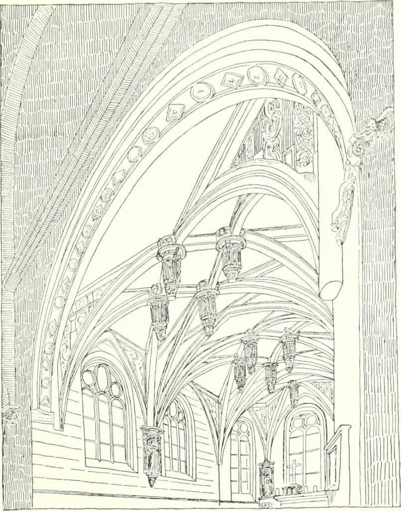 An illustration from A dictionary of architecture and building : biographical, historical, and descriptive, 1902, leaf 284