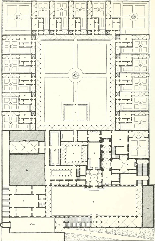 An illustration from A dictionary of architecture and building : biographical, historical, and descriptive, 1902, leaf 293