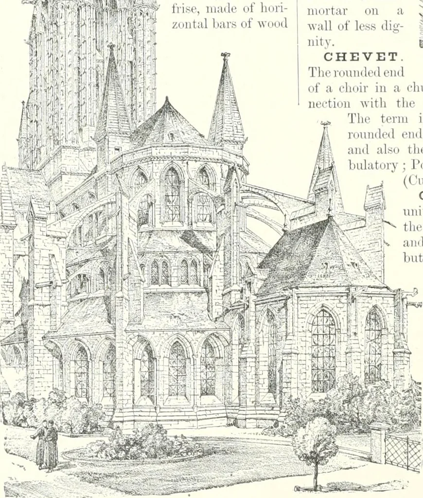 An illustration from A dictionary of architecture and building : biographical, historical, and descriptive, 1902, leaf 315