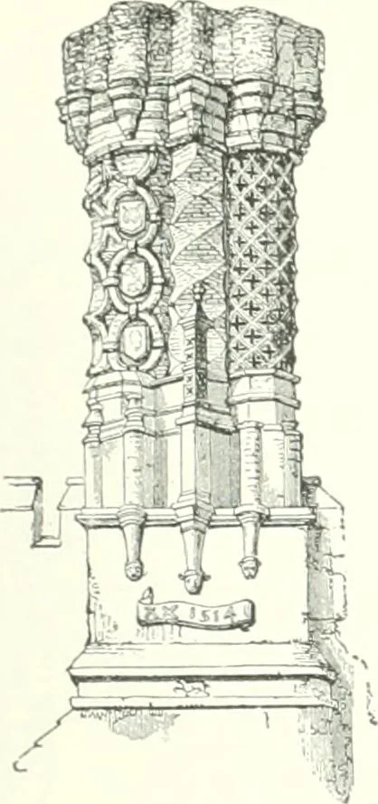 An illustration from A dictionary of architecture and building : biographical, historical, and descriptive, 1902, leaf 318