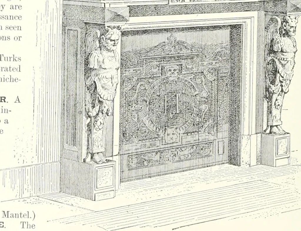 An illustration from A dictionary of architecture and building : biographical, historical, and descriptive, 1902, leaf 319