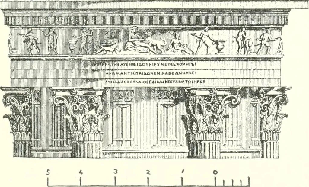 An illustration from A dictionary of architecture and building : biographical, historical, and descriptive, 1902, leaf 326