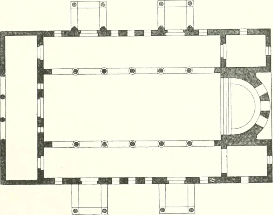 An illustration from A dictionary of architecture and building : biographical, historical, and descriptive, 1902, leaf 330