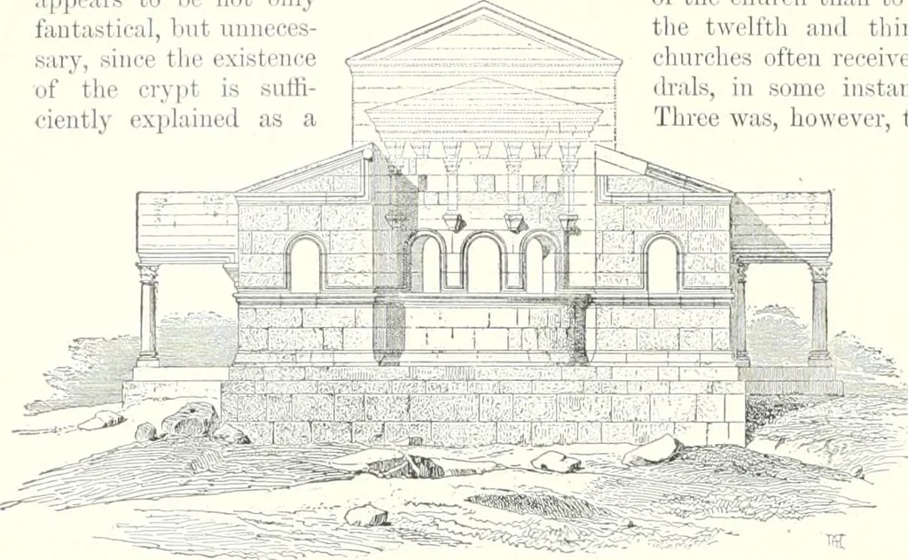 An illustration from A dictionary of architecture and building : biographical, historical, and descriptive, 1902, leaf 331