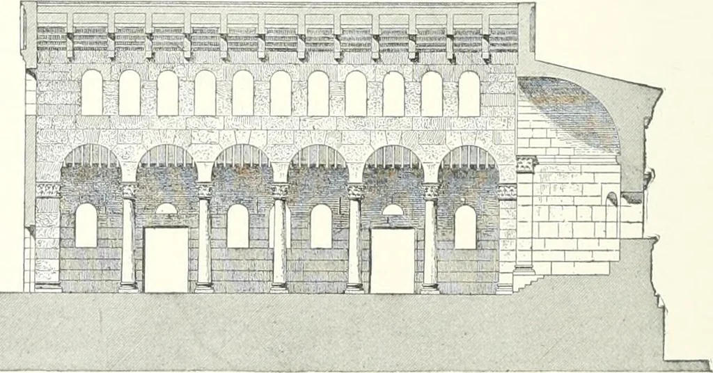 An illustration from A dictionary of architecture and building : biographical, historical, and descriptive, 1902, leaf 331