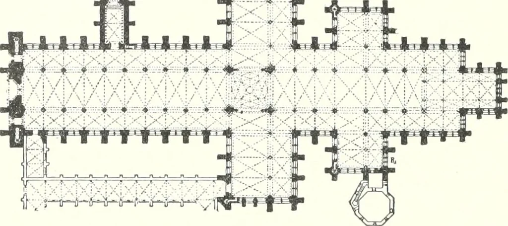 An illustration from A dictionary of architecture and building : biographical, historical, and descriptive, 1902, leaf 335