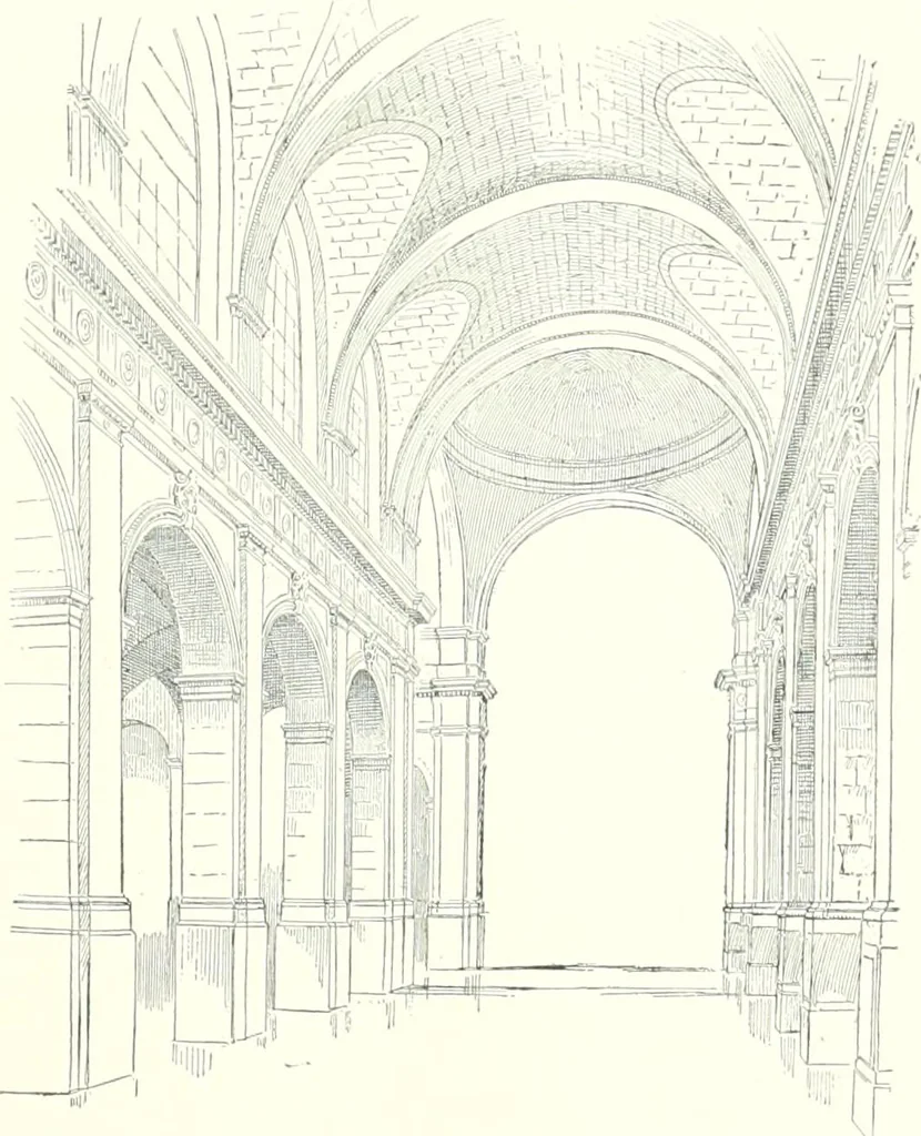 An illustration from A dictionary of architecture and building : biographical, historical, and descriptive, 1902, leaf 346