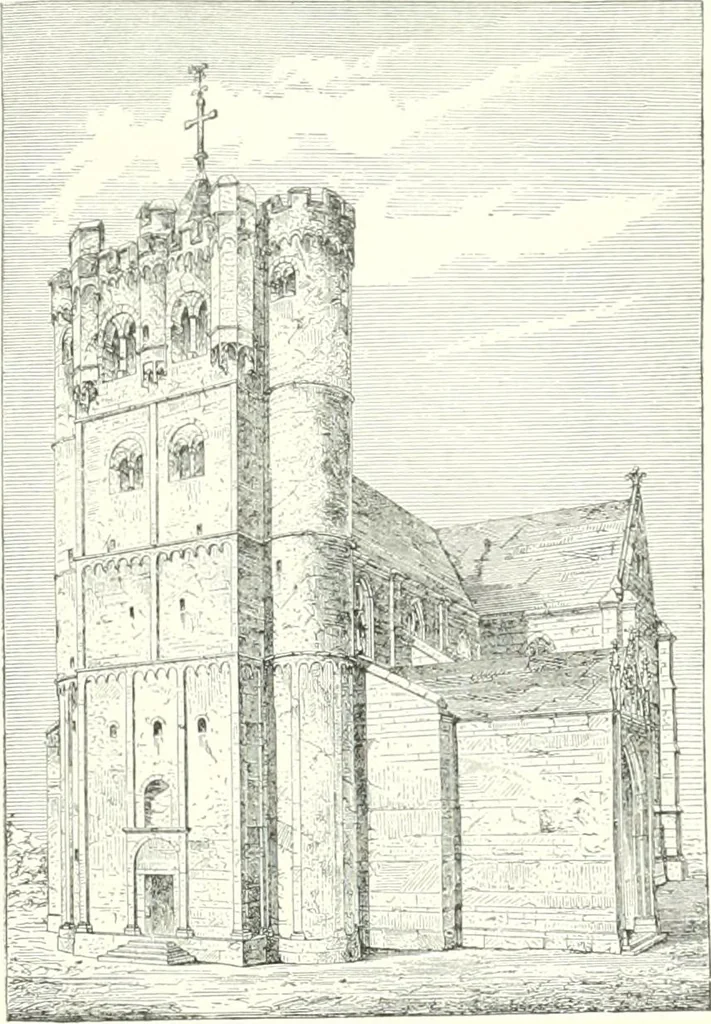 An illustration from A dictionary of architecture and building : biographical, historical, and descriptive, 1902, leaf 348