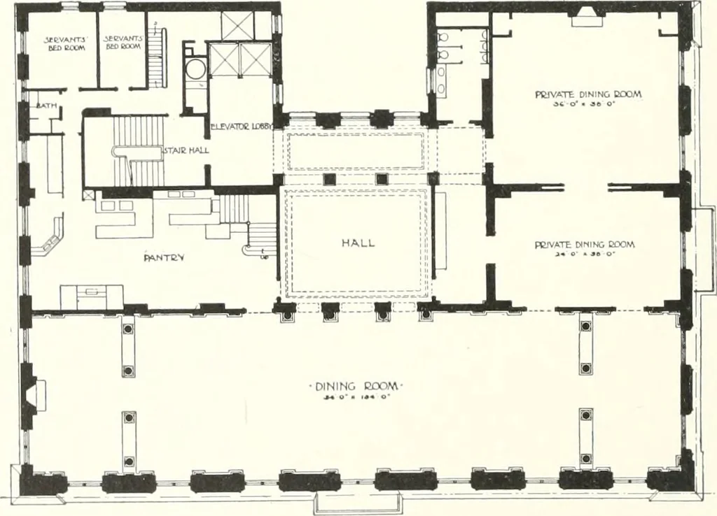 An illustration from A dictionary of architecture and building : biographical, historical, and descriptive, 1902, leaf 371