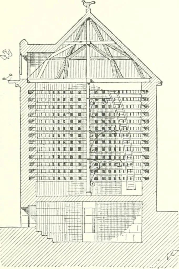 An illustration from A dictionary of architecture and building : biographical, historical, and descriptive, 1902, leaf 382