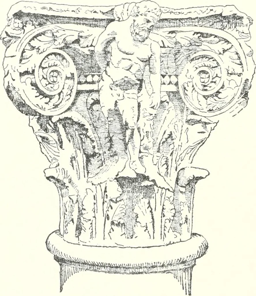 An illustration from A dictionary of architecture and building : biographical, historical, and descriptive, 1902, leaf 391