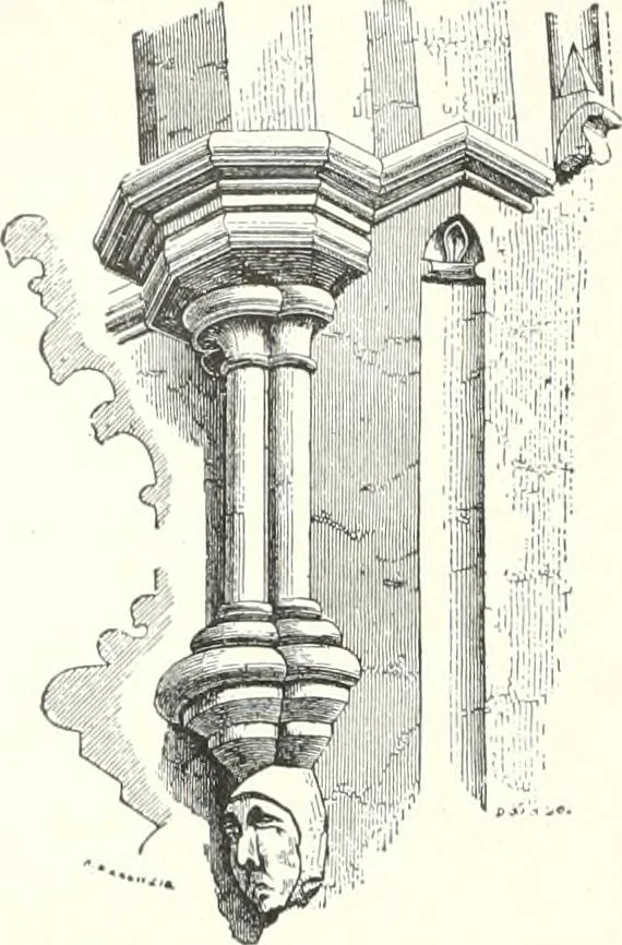An illustration from A dictionary of architecture and building : biographical, historical, and descriptive, 1902, leaf 399