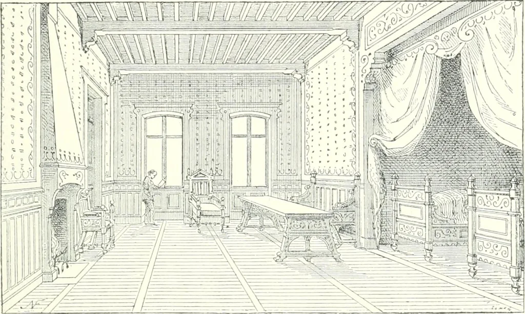 An illustration from A dictionary of architecture and building : biographical, historical, and descriptive, 1902, leaf 40
