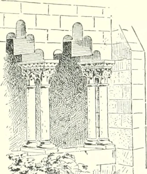 An illustration from A dictionary of architecture and building : biographical, historical, and descriptive, 1902, leaf 402
