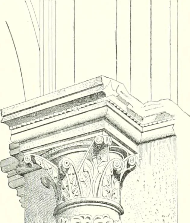 An illustration from A dictionary of architecture and building : biographical, historical, and descriptive, 1902, leaf 428