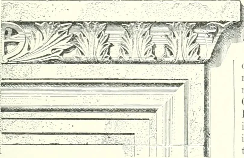 An illustration from A dictionary of architecture and building : biographical, historical, and descriptive, 1902, leaf 436