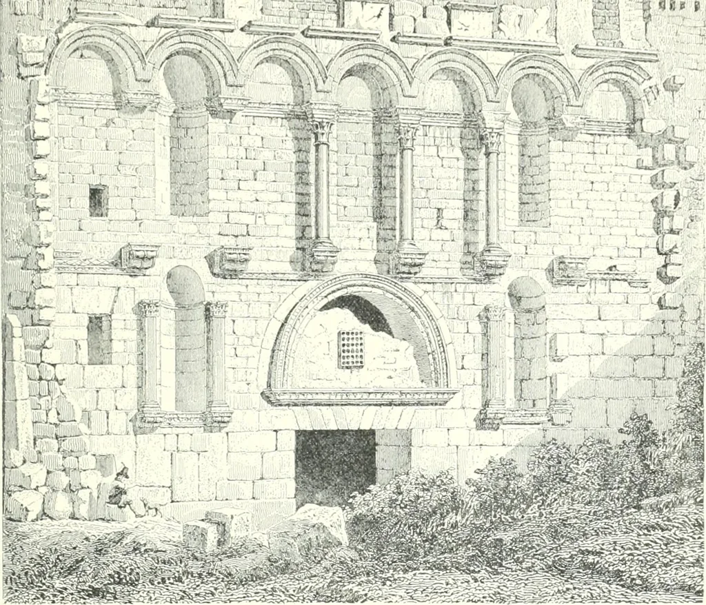 An illustration from A dictionary of architecture and building : biographical, historical, and descriptive, 1902, leaf 438