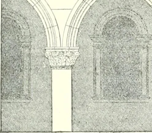 An illustration from A dictionary of architecture and building : biographical, historical, and descriptive, 1902, leaf 466