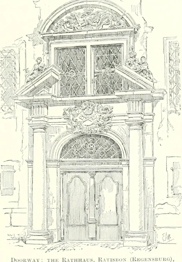 An illustration from A dictionary of architecture and building : biographical, historical, and descriptive, 1902, leaf 472