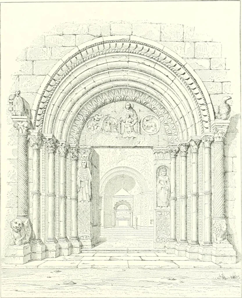 An illustration from A dictionary of architecture and building : biographical, historical, and descriptive, 1902, leaf 474