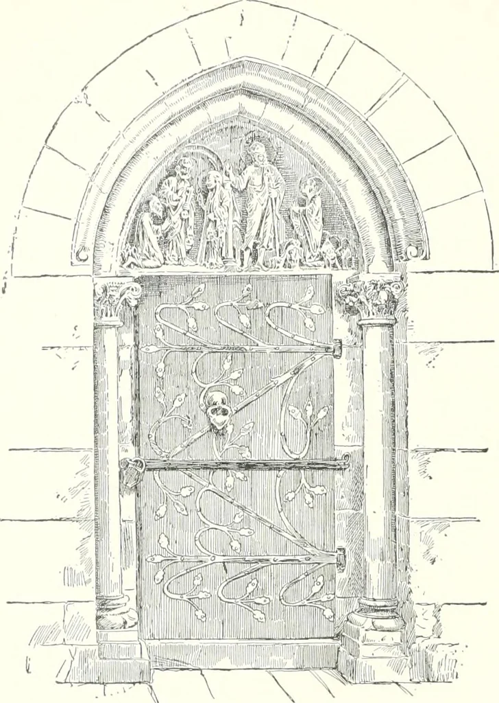 An illustration from A dictionary of architecture and building : biographical, historical, and descriptive, 1902, leaf 475
