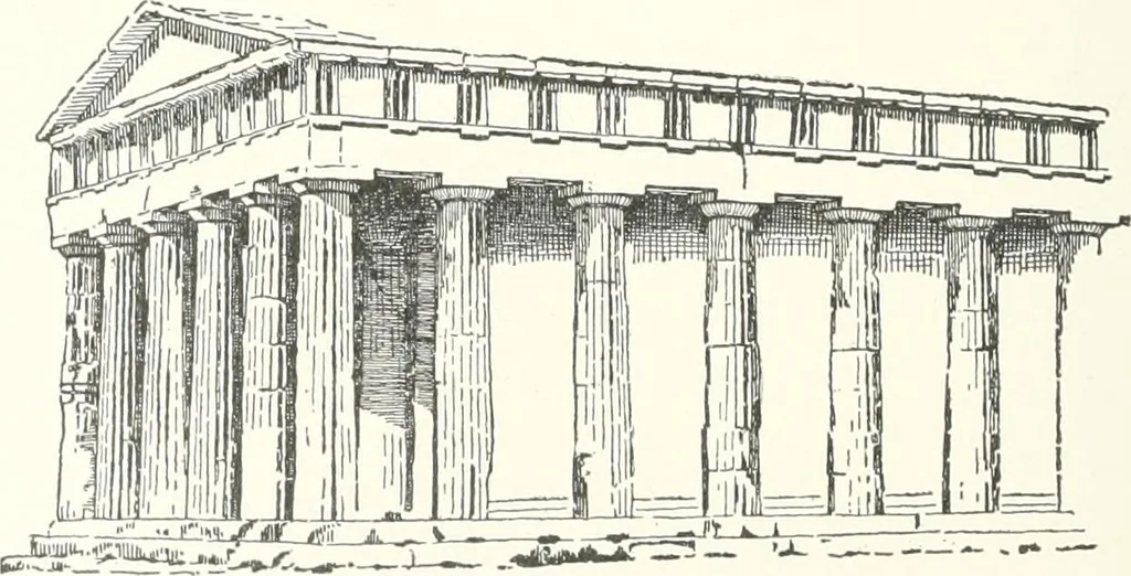 An illustration from A dictionary of architecture and building : biographical, historical, and descriptive, 1902, leaf 475