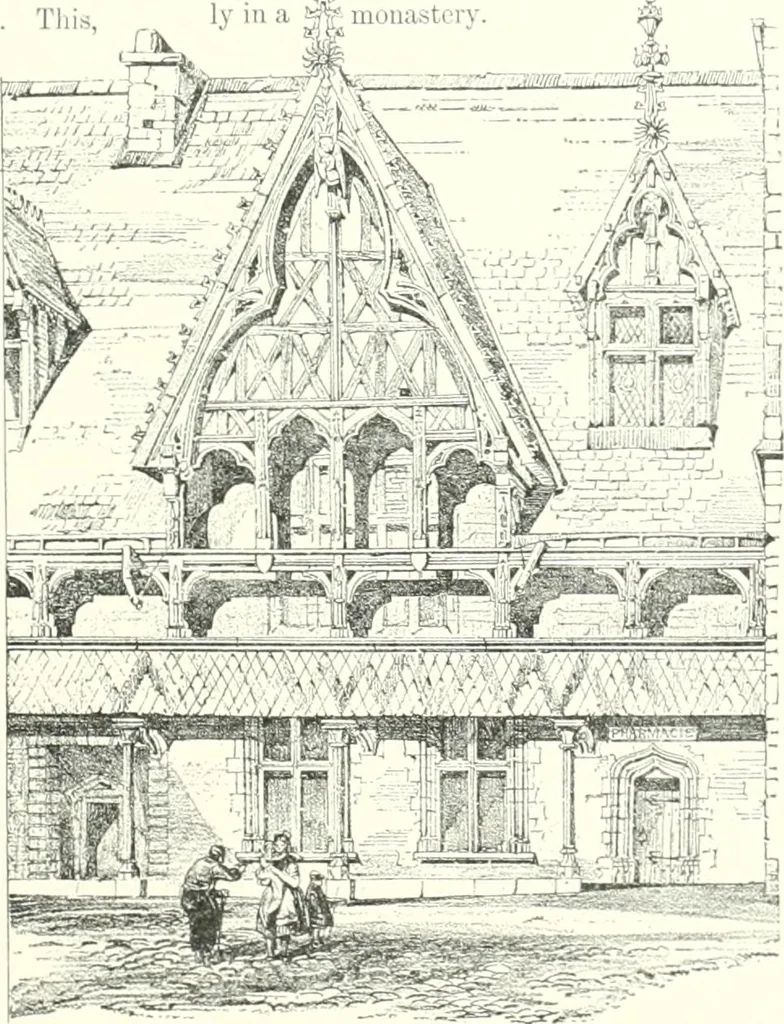 An illustration from A dictionary of architecture and building : biographical, historical, and descriptive, 1902, leaf 476