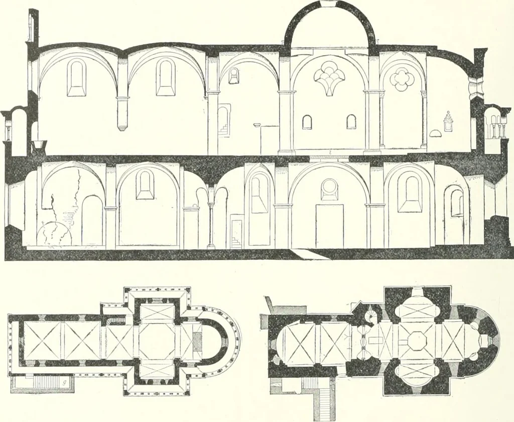 An illustration from A dictionary of architecture and building : biographical, historical, and descriptive, 1902, leaf 479