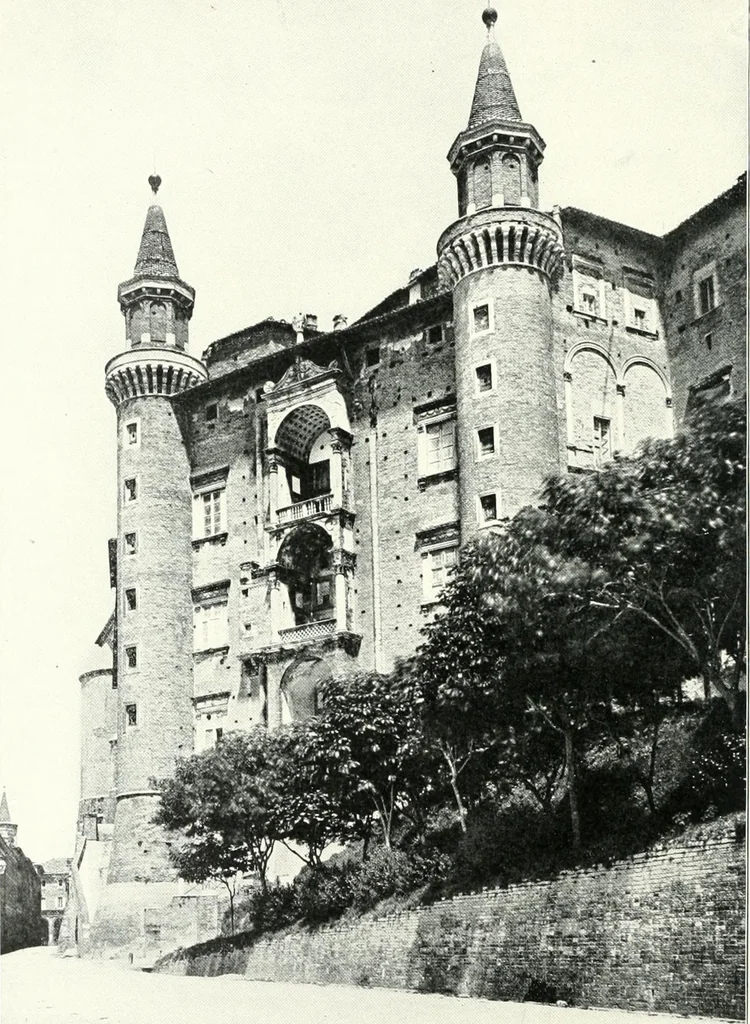 An illustration from A dictionary of architecture and building : biographical, historical, and descriptive, 1902, leaf 489