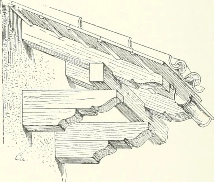 An illustration from A dictionary of architecture and building : biographical, historical, and descriptive, 1902, leaf 493